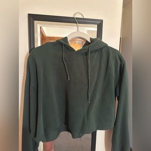 Urban Outfitters - out from under, green cropped hoodie